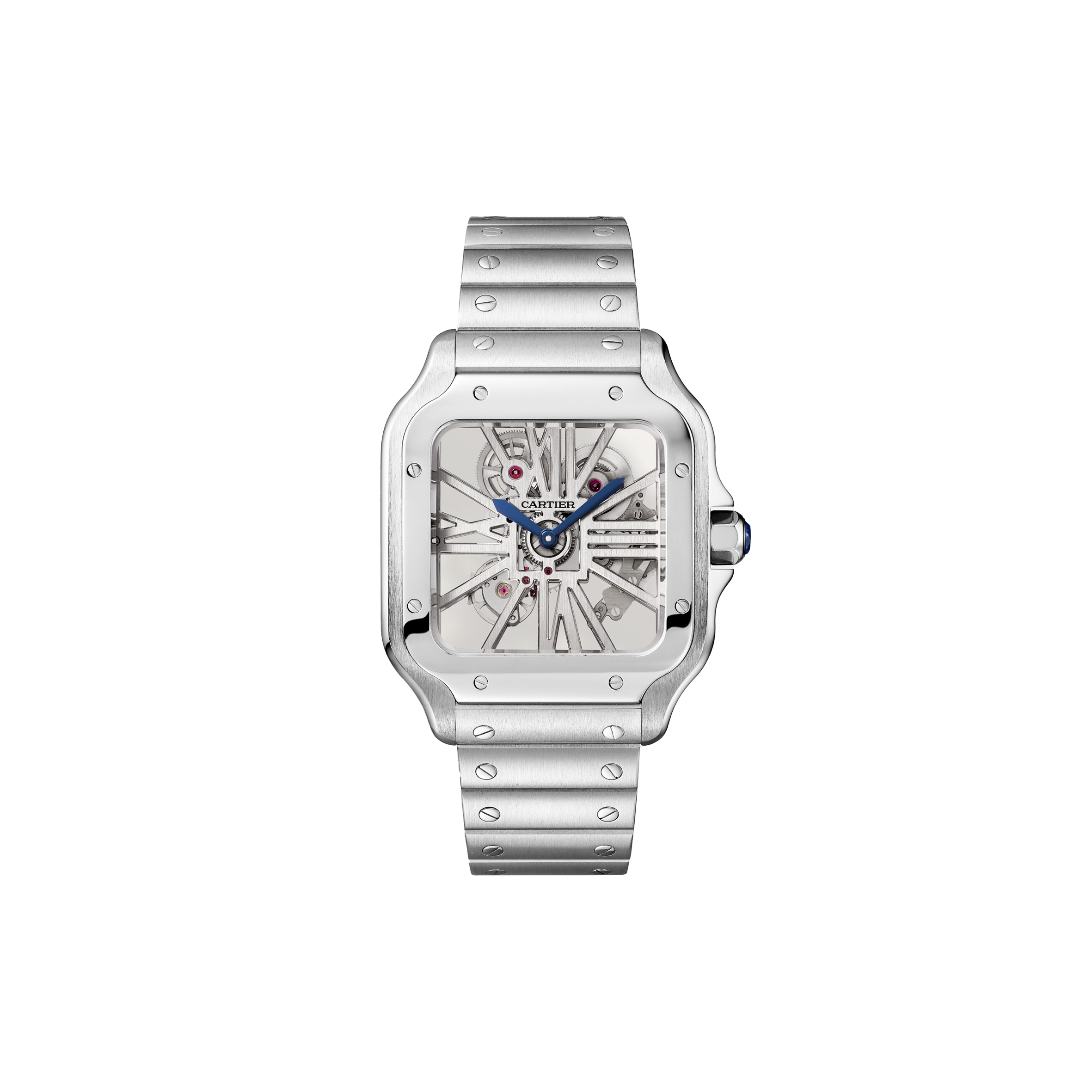 CARTIER SANTOS DE SKELETON 28MM WATCH WHSA0015